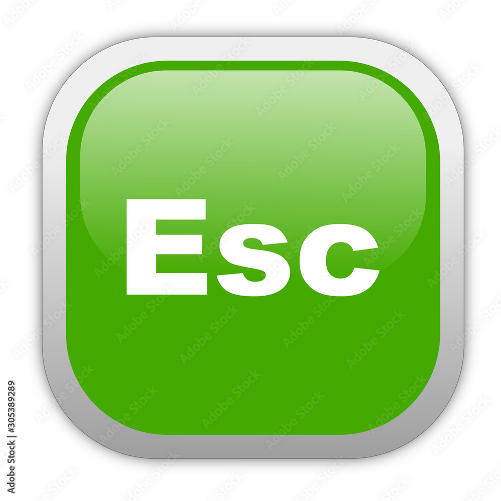 green escape button green escape button