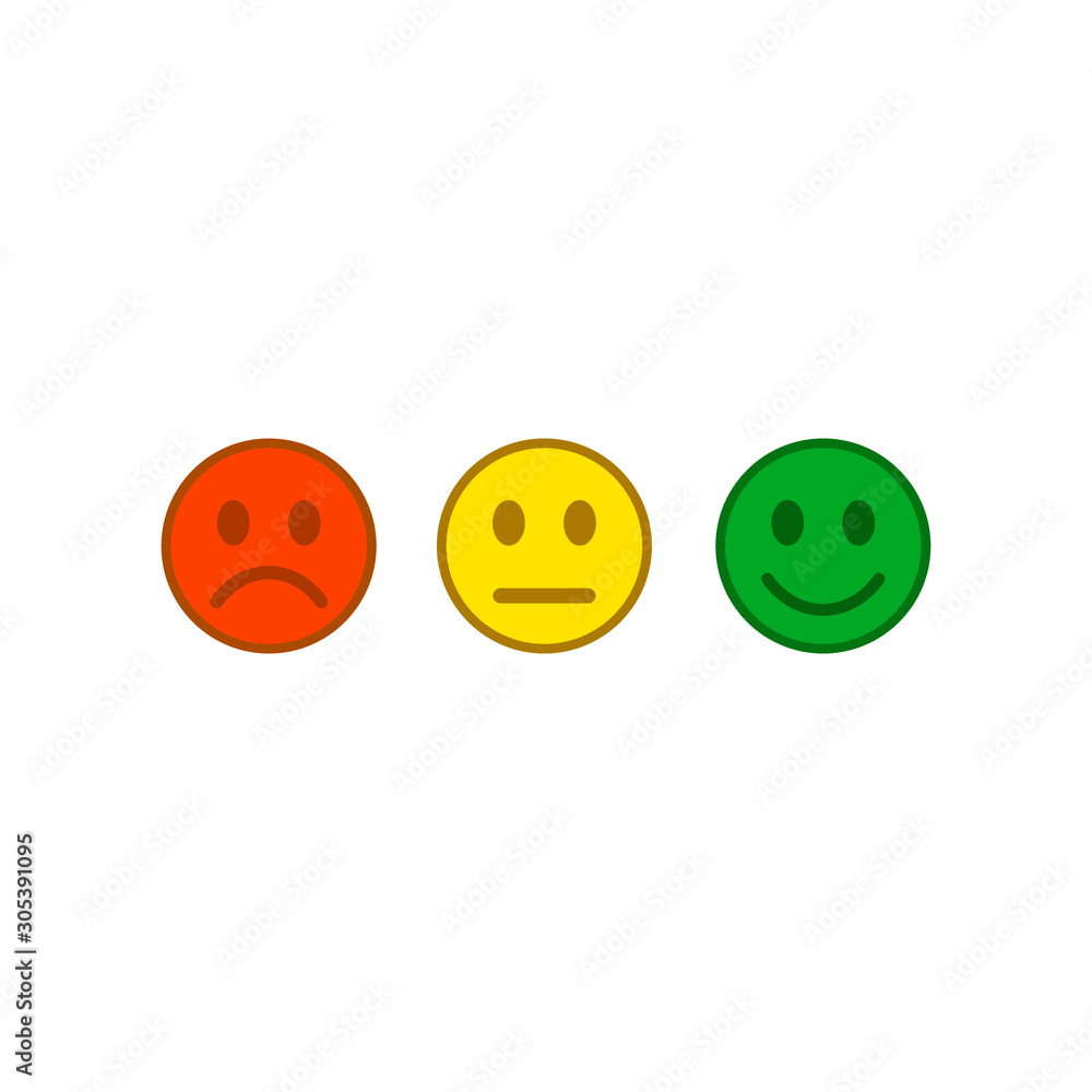 Feedback in form of emotions, smileys, emoji vector concept. Rank, level of satisfaction rating. User experience. Review of consumer Feedback in form of emotions, smileys, emoji vector concept. Rank, level of satisfaction rating. User experience. Review of consumer