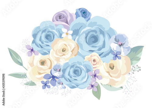 バラの花束