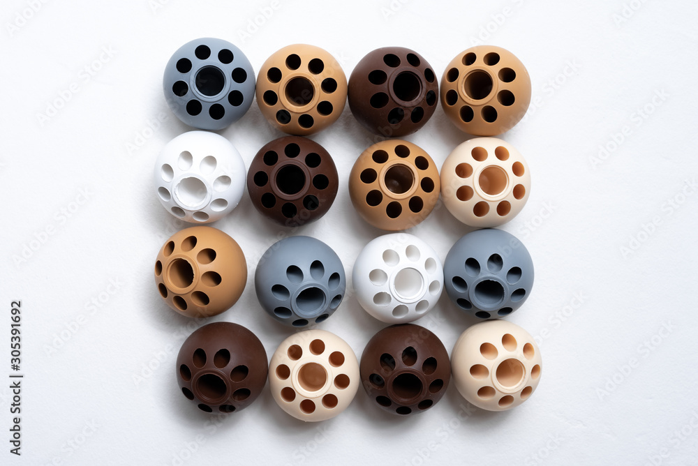door holders made of thermoplastic plastic on a white background door holders made of thermoplastic plastic on a white background