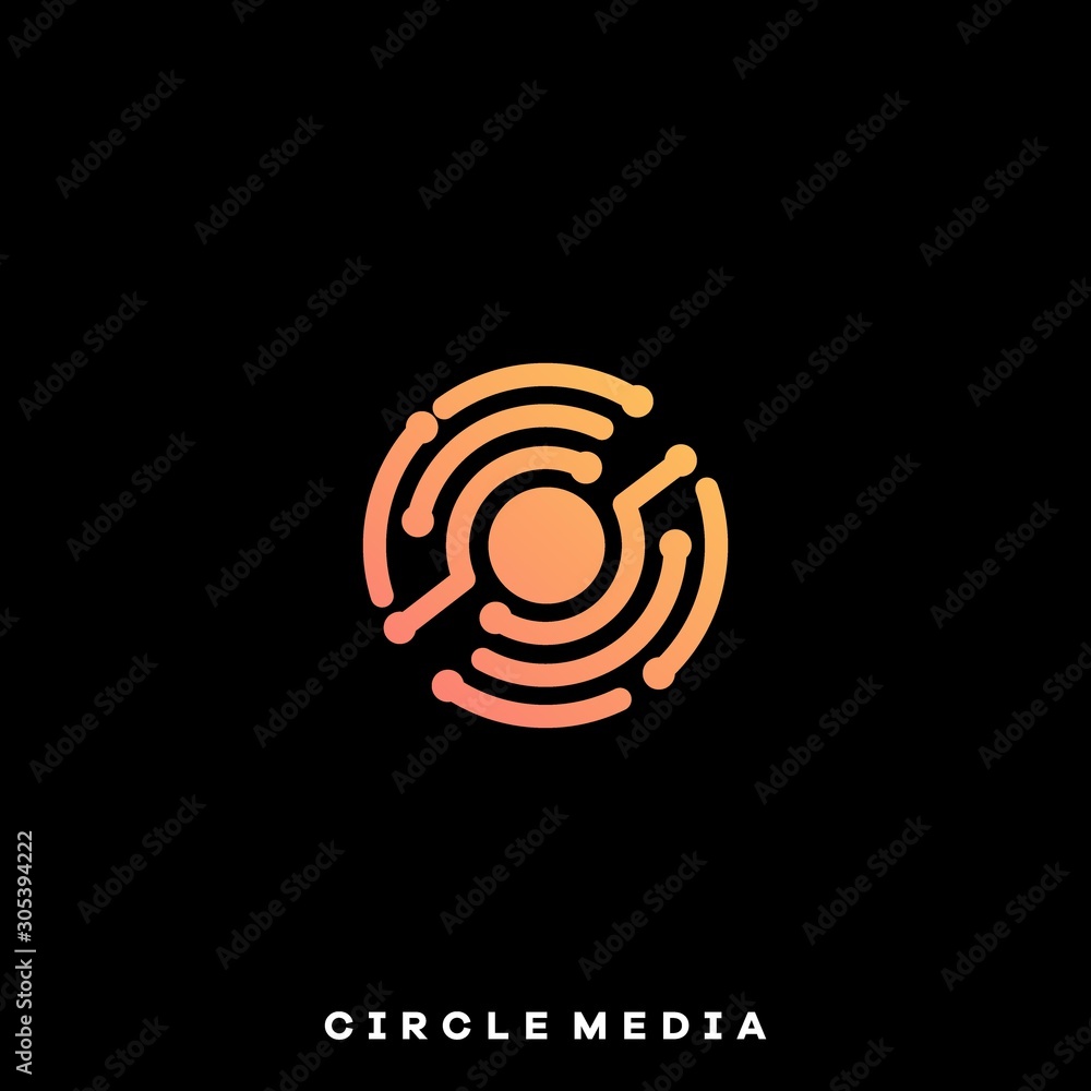 Abstract Circle Illustration Vector Template Abstract Circle Illustration Vector Template