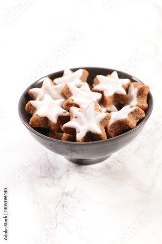 gingerbread cookie star shape- christmas cookie