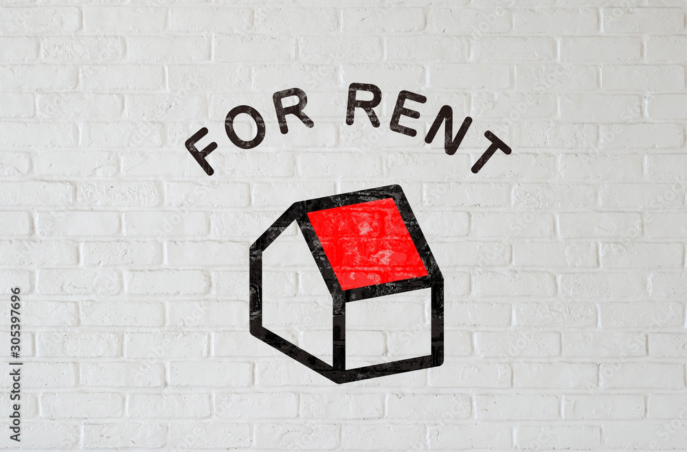 家のイラストとfor Rent と書かれたレンガ壁 Stock Photo Adobe Stock 家のイラストとfor Rent と書かれたレンガ壁 Stock Photo Adobe Stock