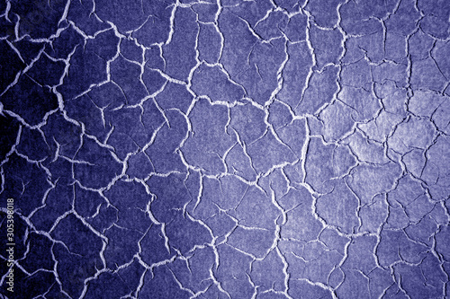 Leather surface with blur effect in blue tone.