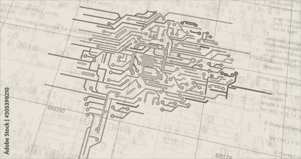 Cybernetic brain project creating. Abstract concept of cyber technology, machine learning, robot and cybernetic brain 3d animation. Drawing digital scheme line of futuristic idea. Cybernetic brain project creating. Abstract concept of cyber technology, machine learning, robot and cybernetic brain 3d animation. Drawing digital scheme line of futuristic idea.