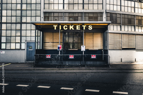 ticket stand