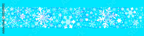 Snowflake Winter Banner 2020