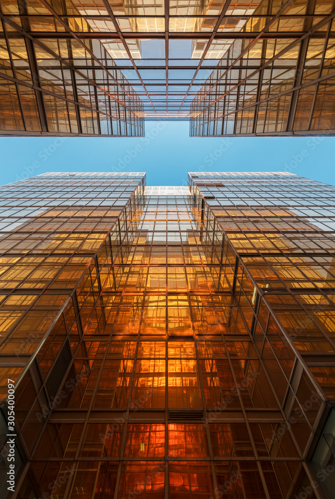 Exterior of modern architecture. Building abstract background Exterior of modern architecture. Building abstract background
