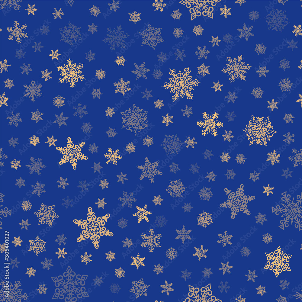 Seamless christmas pattern with snowflakes. Vector stock illustration. Seamless christmas pattern with snowflakes. Vector stock illustration.
