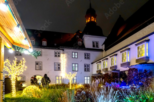 Traditional Christmas market in the old town of Koblenz, Rhineland-Palatinate, Germany. photo