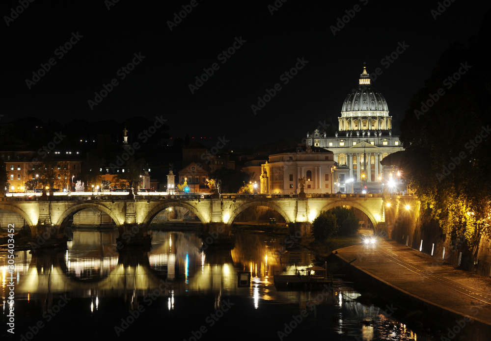 Nacht im Vatikan / Petersdom
