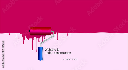 Website is under construction background