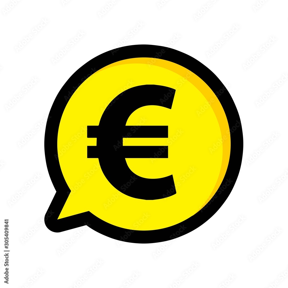 euro chat mascot vector design euro chat mascot vector design