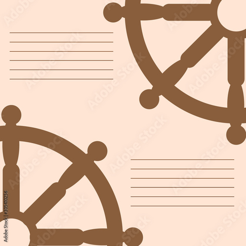 helm and field greeting card