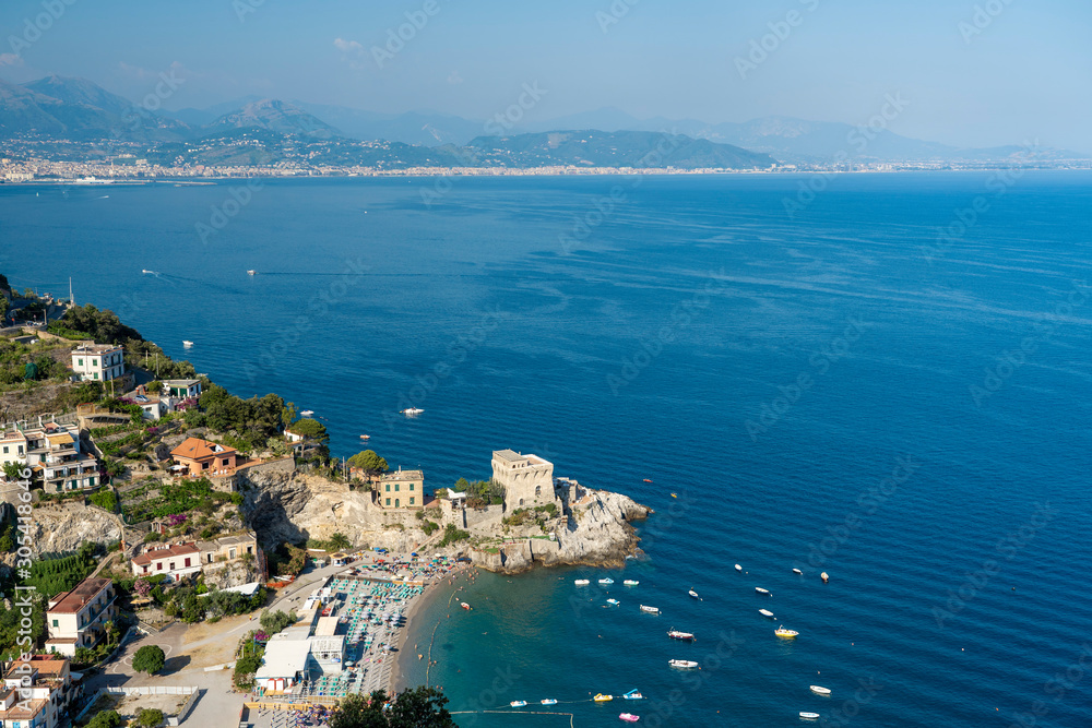 Costiera Amalfitana, Italy, the coast at summer
