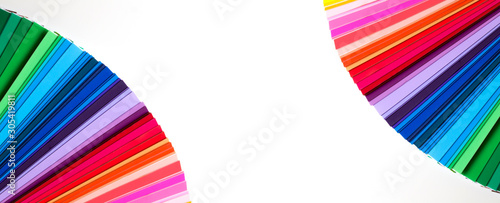 Tableau sur toile Colorful filters sampler banner