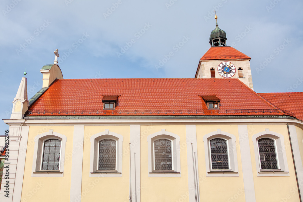 Sankt Johann church in Regensburg Germany Sankt Johann church in Regensburg Germany