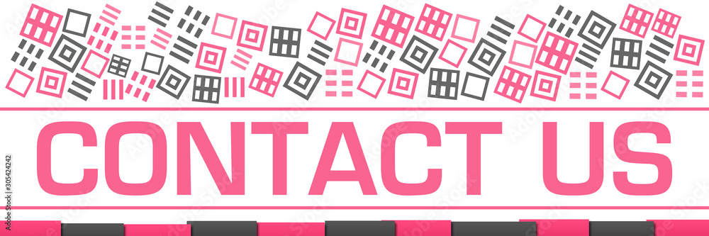 Contact Us Pink Grey Texture Blocks Bottom Contact Us Pink Grey Texture Blocks Bottom