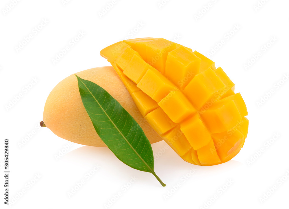 mango isolated on white background mango isolated on white background