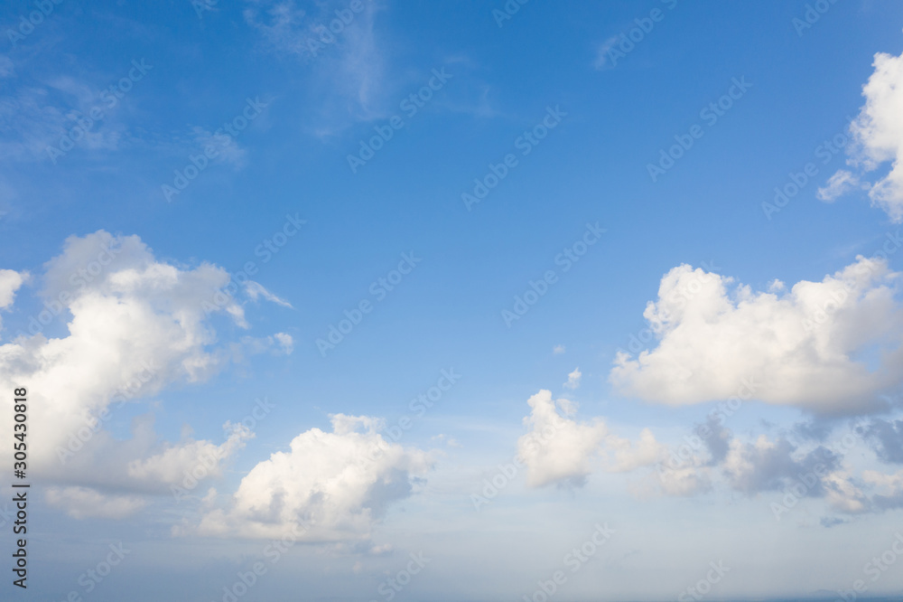 blue sky with cloud