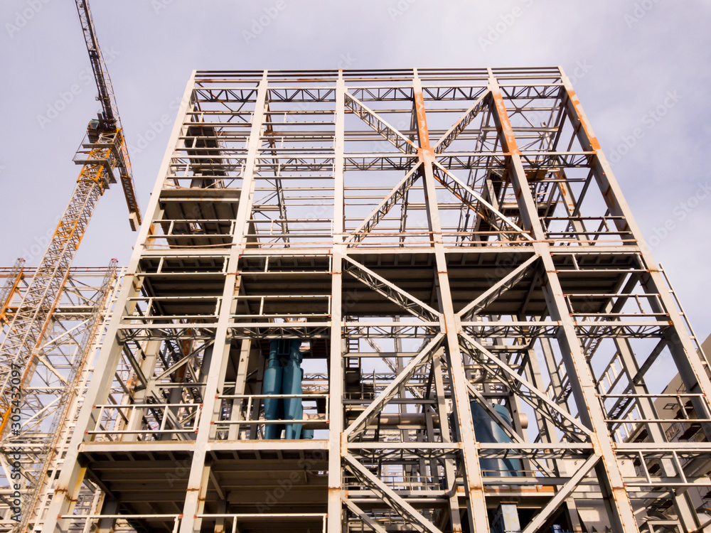The construction of an enrichment factory. Mining and processing plant. Sylvinite mining. Petrikov District, Republic of Belarus. The construction of an enrichment factory. Mining and processing plant. Sylvinite mining. Petrikov District, Republic of Belarus.