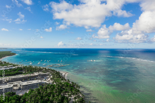 Aerial view of Punta Cana  © Chouk