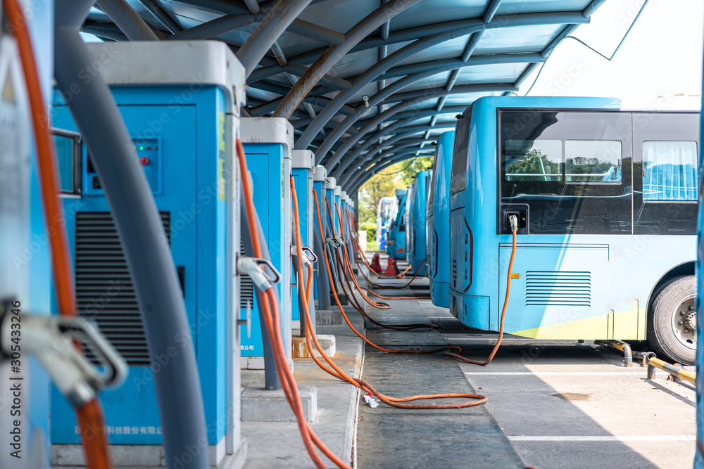 bus charging in station