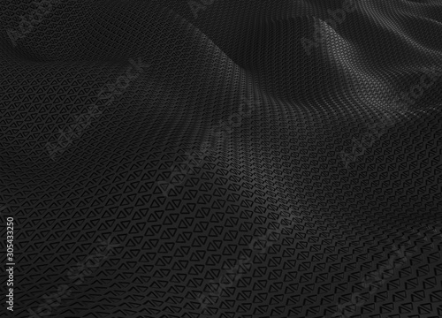 Wavy rubber surface background photo