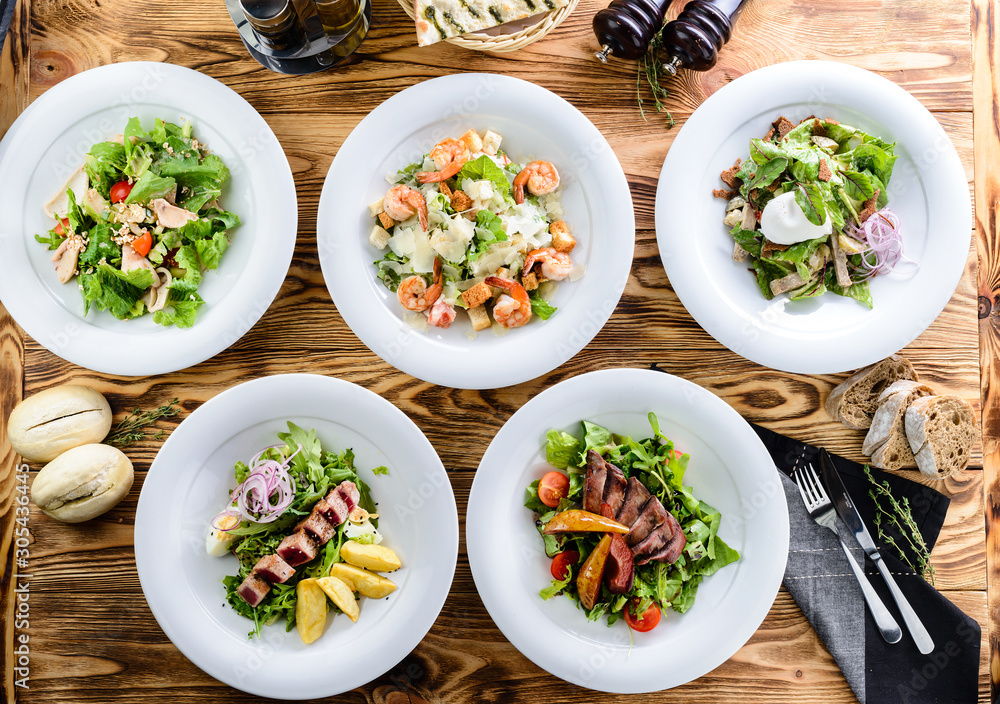 Enjoy your meal. Set of mixed food Enjoy your meal. Set of mixed food
