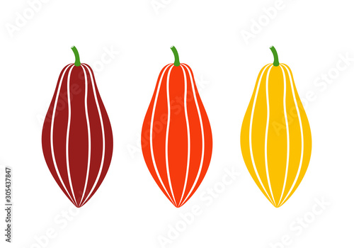 Cocoa logo. Isolated cocoa on white background