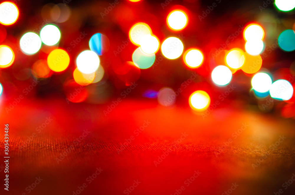 Blurry lights. Garland lights are blurry. Defocus. Blurry lights. Garland lights are blurry. Defocus.
