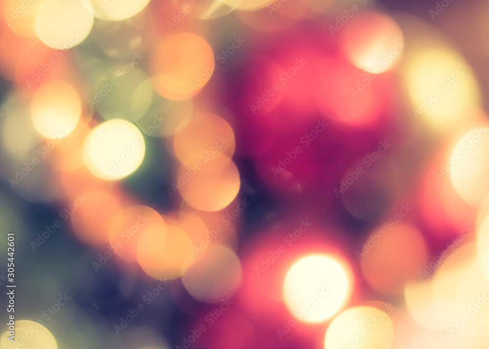 Christmas tree bokeh blur abstract background for merry x'mas party and new year celebration in red green gold color for xmas holiday night light Christmas tree bokeh blur abstract background for merry x'mas party and new year celebration in red green gold color for xmas holiday night light