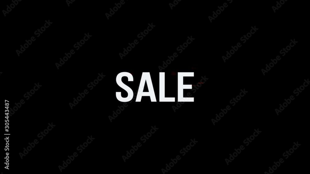 Sale. Animation of Text With Glitch Effect. Plus Alpha Channel Sale. Animation of Text With Glitch Effect. Plus Alpha Channel