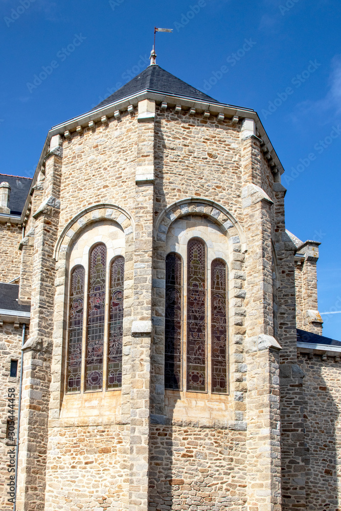 Quiberon. Eglise Notre-Dame de Locmaria. Morbihan. Bretagne