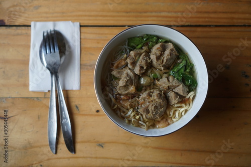 indonesian meatball dish