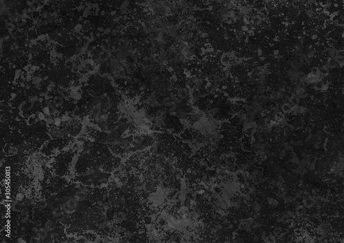 Abstract black grunge concrete wall texture background. Vector vintage illustration