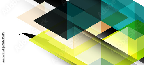 Abstract triangle pattern, colorful backdrop. Presentation template. Modern textured shape. Trendy modern style
