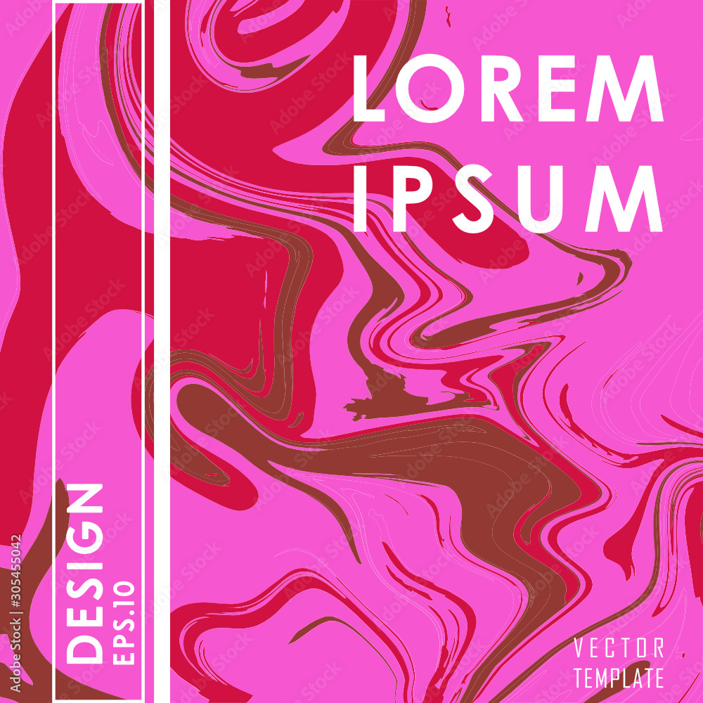 Fototapeta premium Abstract Liquid Background Vintage Color