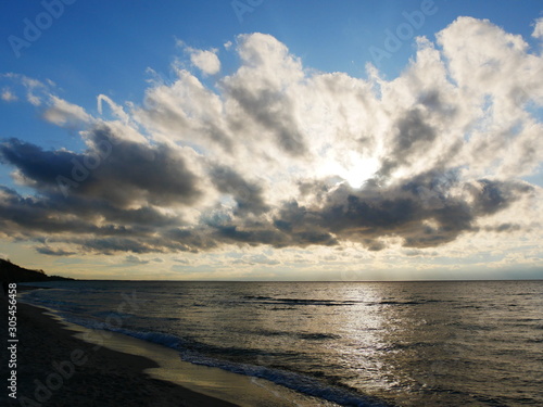 Meer und Wolken