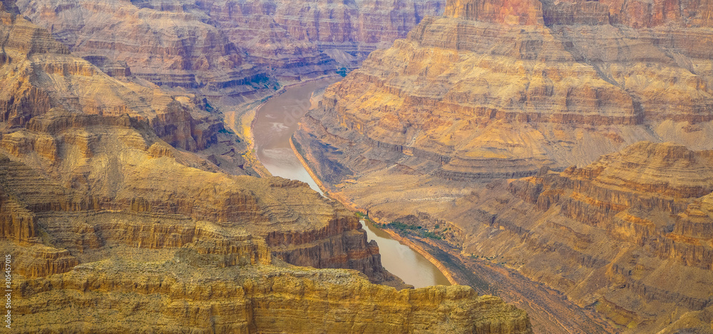 Szenische Ansicht des Grand Canyon und den Colorado