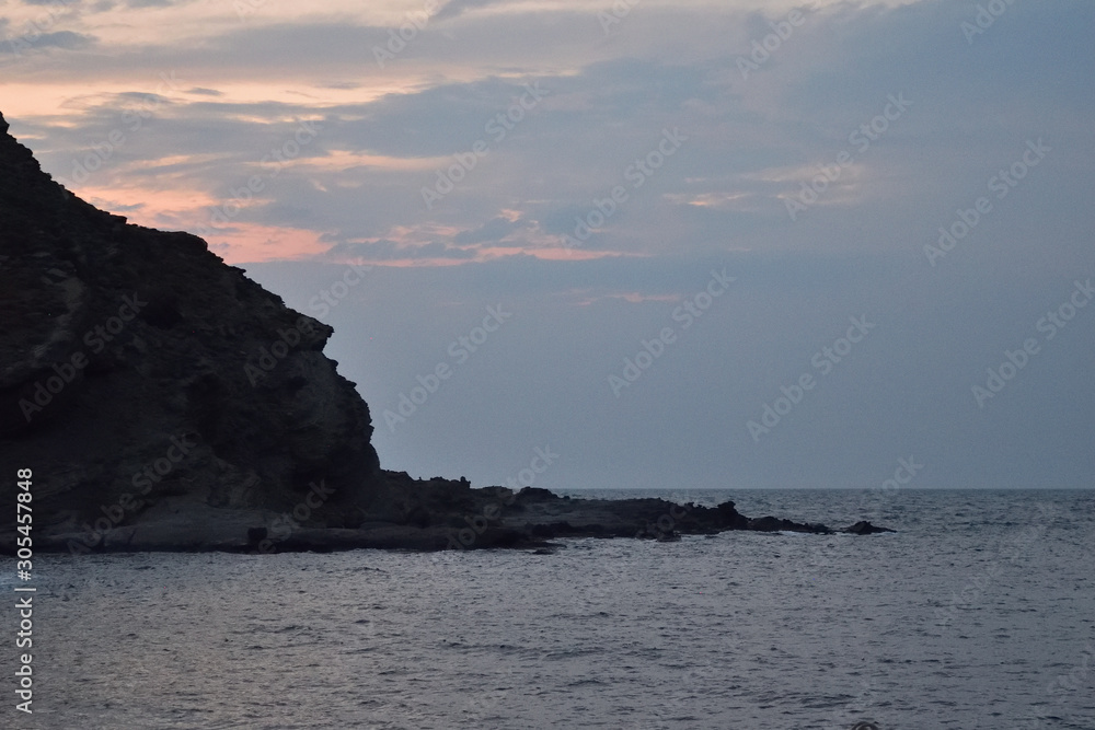 Seascape from turkish aegean island Gokceada
