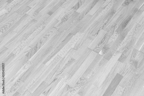 White laminate floor texture background. grey natural wooden polished surface parquet