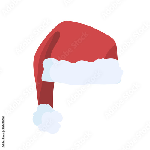 Christmas hat vector illustration