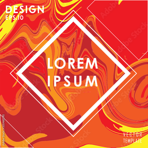 Abstract Liquid Background Full Color