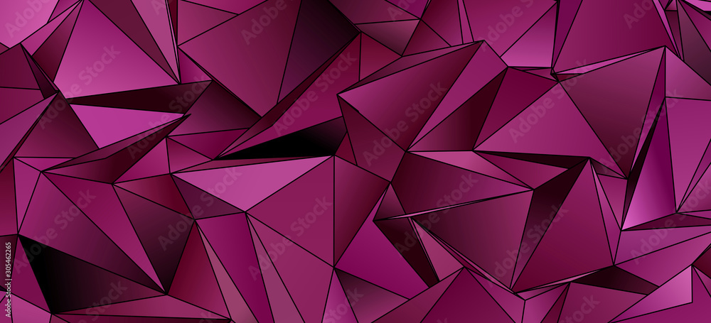 Obraz premium 3d Triangles, abstract background. Design wallpaper.