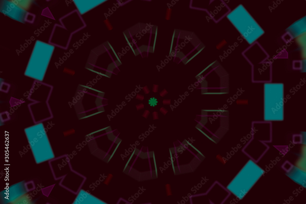 Obraz premium Colorful Abstract dreamy style illustrations texture,kaleidoscope.