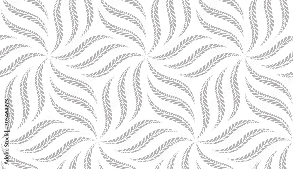 The geometric pattern with wavy lines. Seamless vector background. White and grey texture. Simple lattice graphic design. The geometric pattern with wavy lines. Seamless vector background. White and grey texture. Simple lattice graphic design.