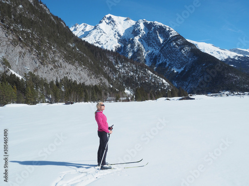 Langlaufen im Karwendelgebirge