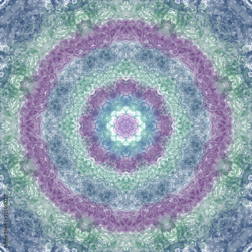 abstract floral background watercolor mandala