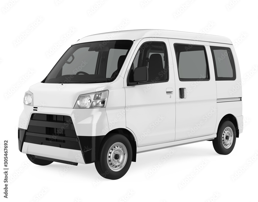Delivery Van Isolated Delivery Van Isolated